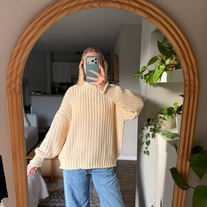 Princess Polly Mock Neck Pullover Sweater - size S/M